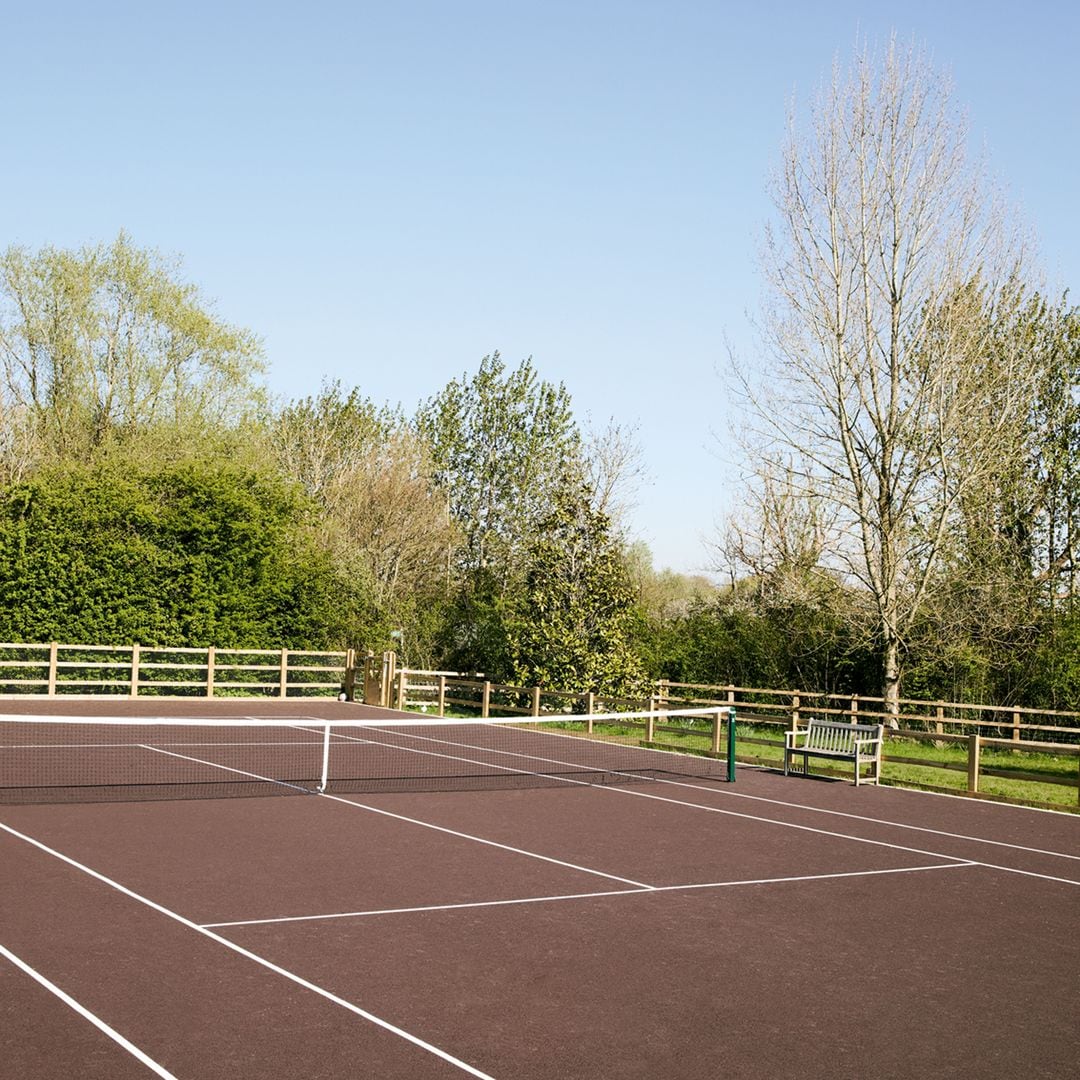 La pista antigua de tenis
