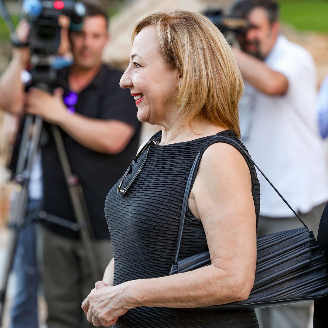 Carmen Machi en la cena en honor de los galardonados con las Medallas al Mérito en las Bellas Artes 2024 en Toledo, celebrada el martes 26 de mayo de 2026