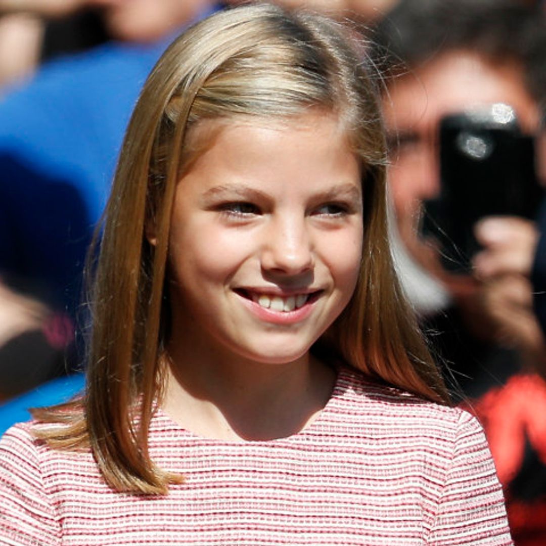 El vestido que la infanta Sofía ha combinado con su hermana y su madre