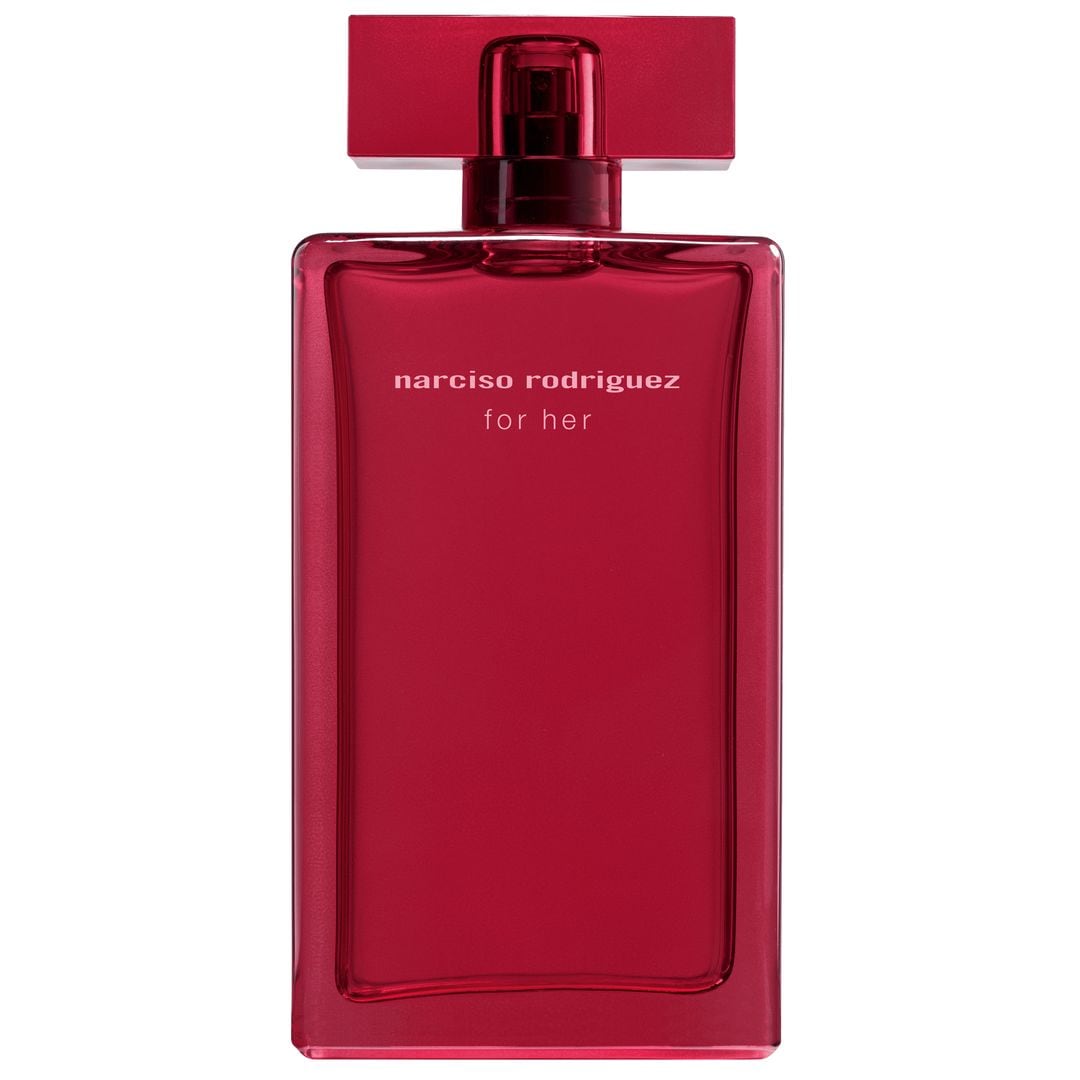 Flores blancas, melocotón y almizcle en for her intense (105 €) de Narciso Rodriguez
