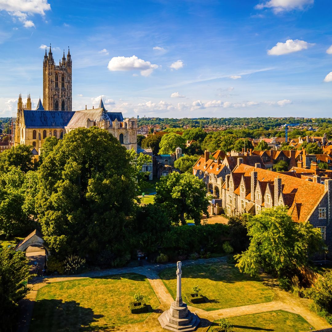 Canterbury, panorámica de la catedral