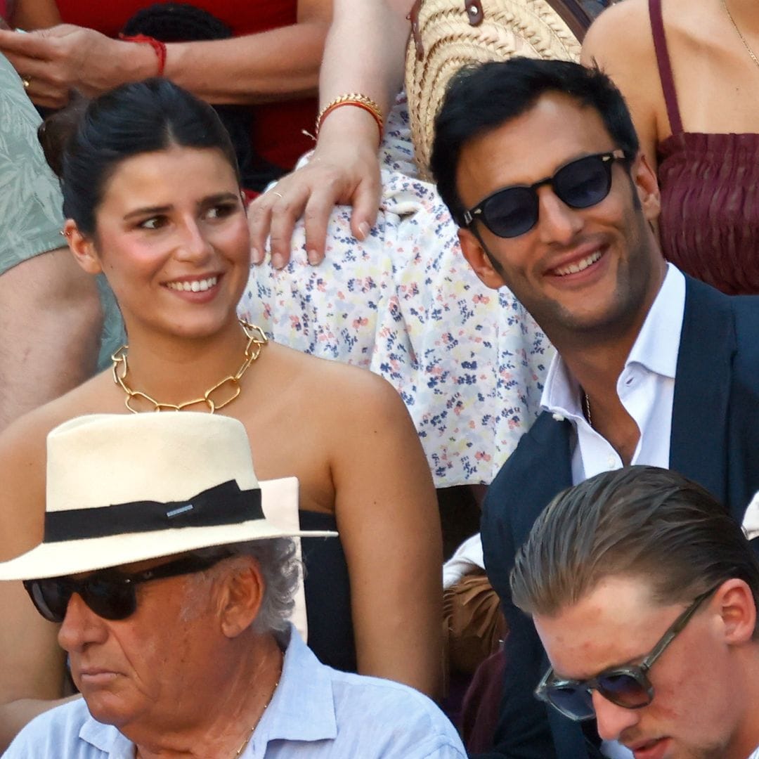 Cayetana Rivera y Manu Vega viendo la corrida de toros de la Feria de San Isidro en la plaza de Las Ventas, a 29 de mayo de 2025, en Madrid (España)  Jose Velasco / Europa Press CORRIDA;TOROS;PLAZA 29/5/2025