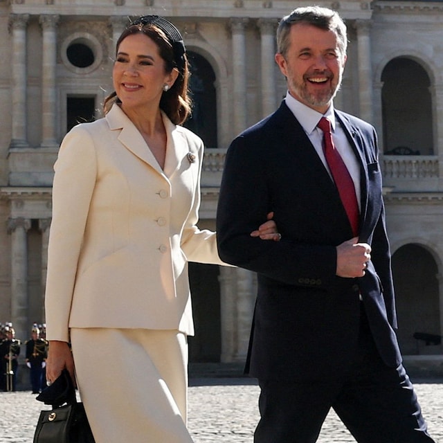 Mary de Dinamarca en París en marzo de 2025