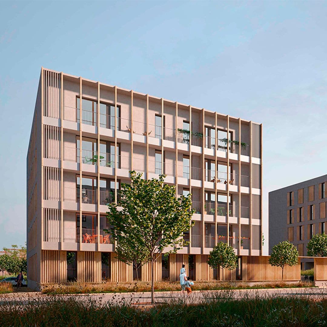 Así son las nuevas viviendas modulares 3D de Madrid que salen de fábrica como piezas de Lego