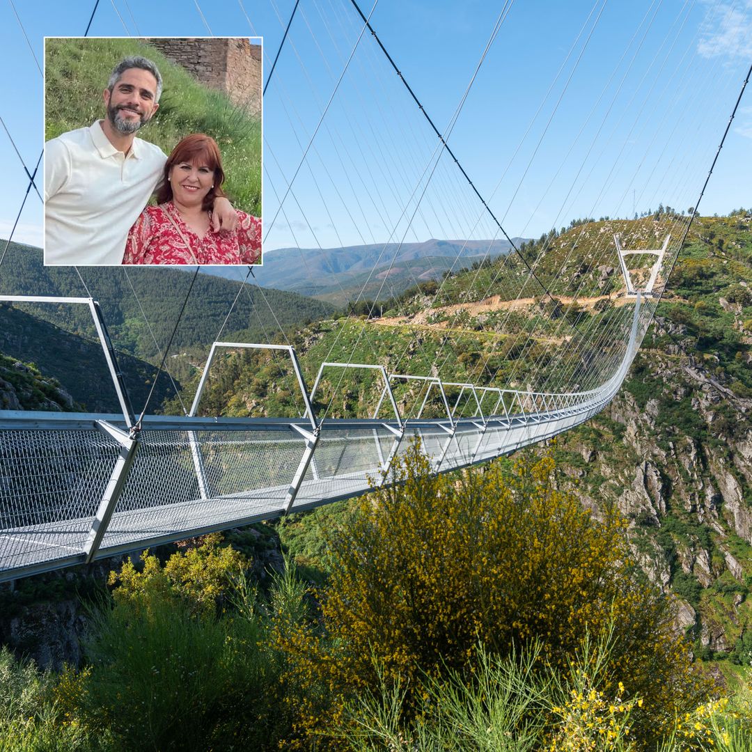 El puente peatonal más largo del mundo: la última aventura de Roberto Leal y su madre en Portugal