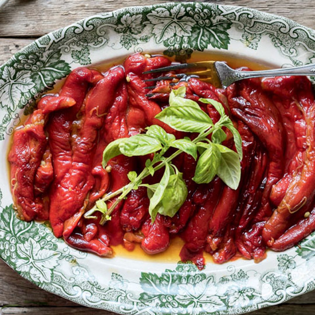 Ensalada templada de pimientos asados