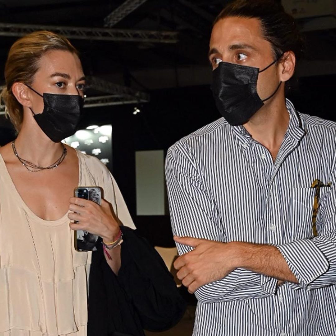 Marta Ortega, junto a su marido, no se pierde el regreso de su suegro Roberto Torretta a la cita con la moda