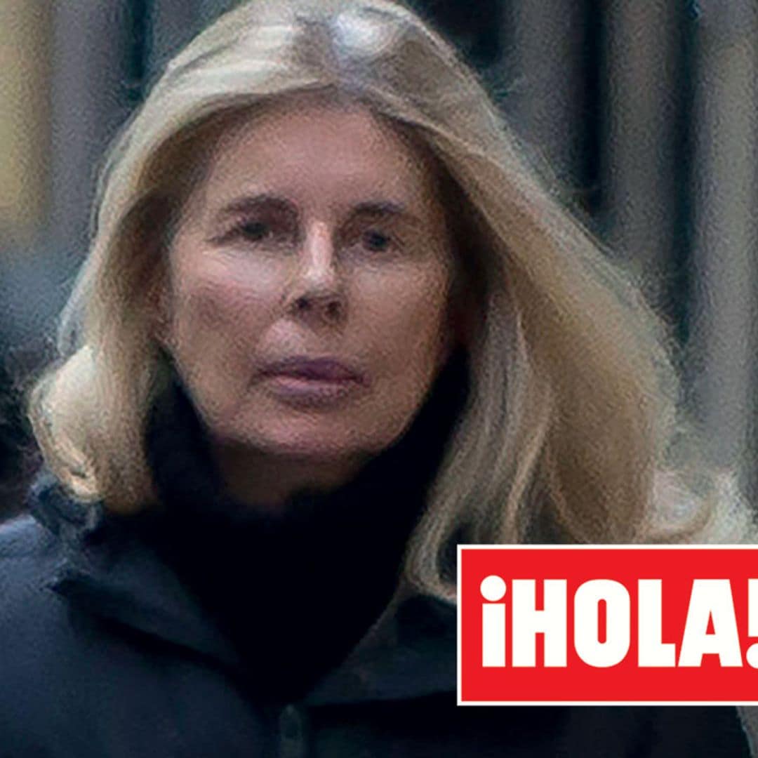 En ¡HOLA!: Marta Chávarri, primeras imágenes de su reaparición tras la muerte del marqués de Cubas