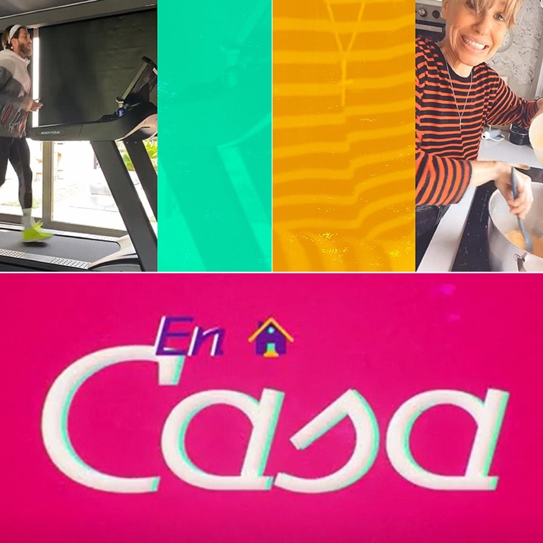 'En casa' Los ánimos de Sergio Ramos para correr más rápido y las recetas de Carola Baleztena