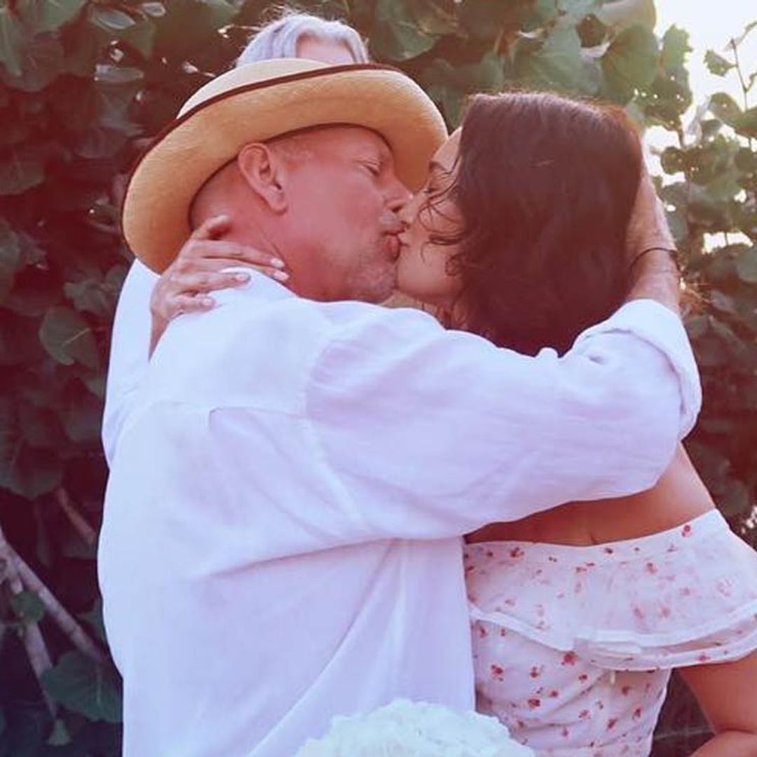 La boda de Bruce Willis y  Emma Heming diez años después y en presencia de Demi Moore