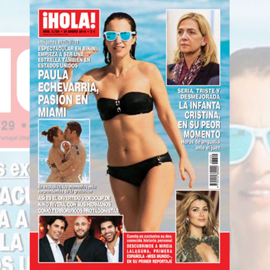 Exclusiva en ¡HOLA!, Paula Echevarría, pasión en Miami