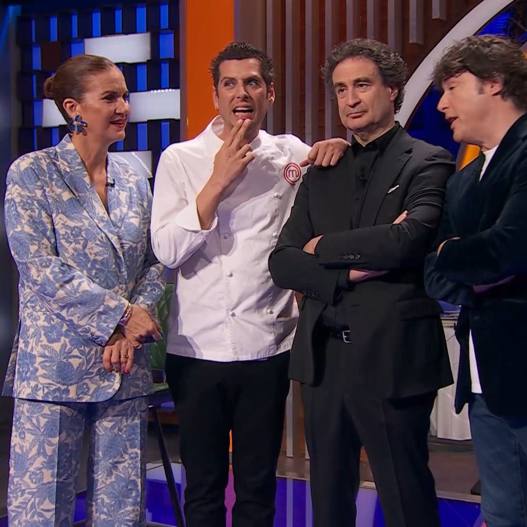 La estrepitosa caída de Eduardo Casanova en MasterChef: 'Esto no lo vayáis a poner'