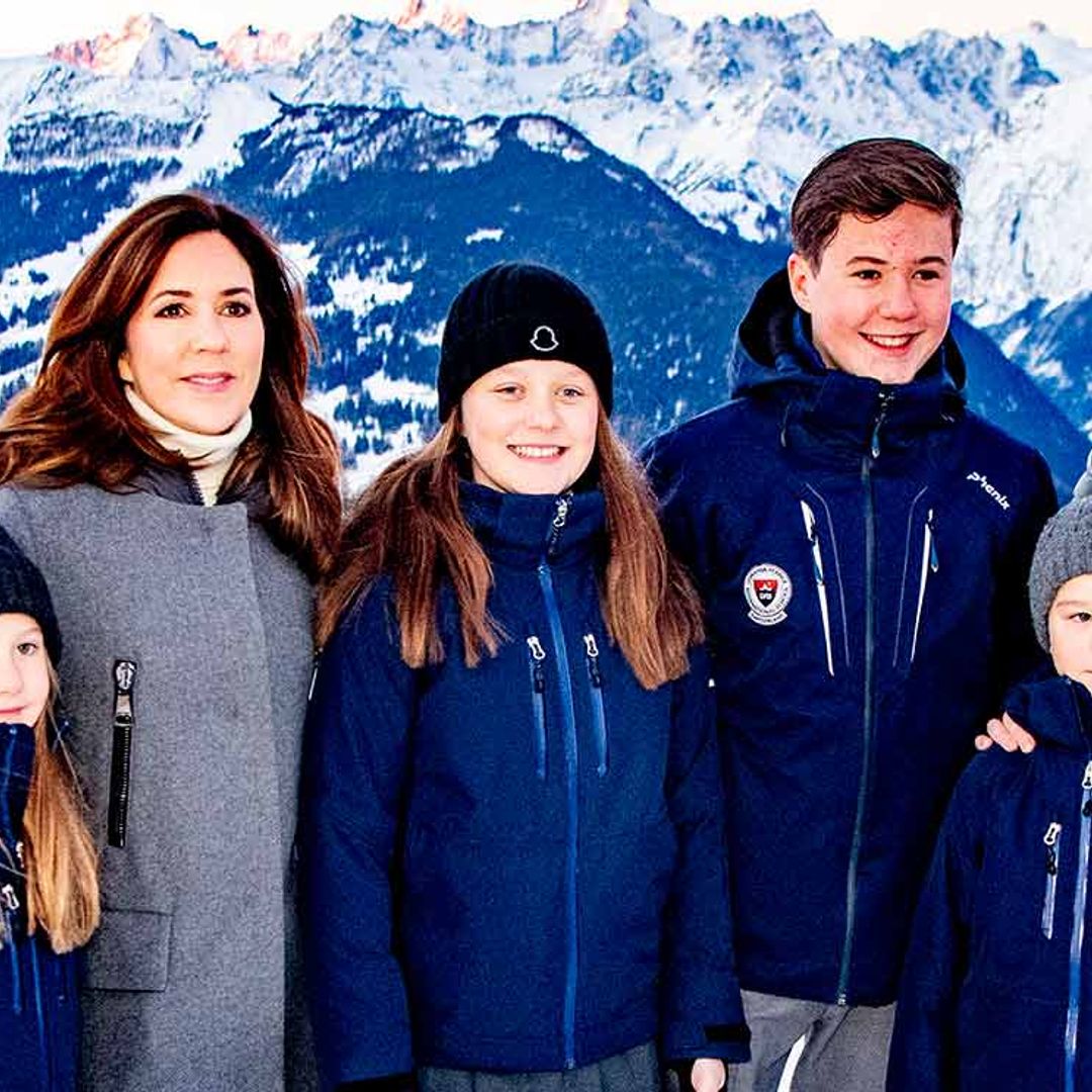 Cama elástica y fútbol: así pasan el confinamiento los hijos de Federico y Mary de Dinamarca