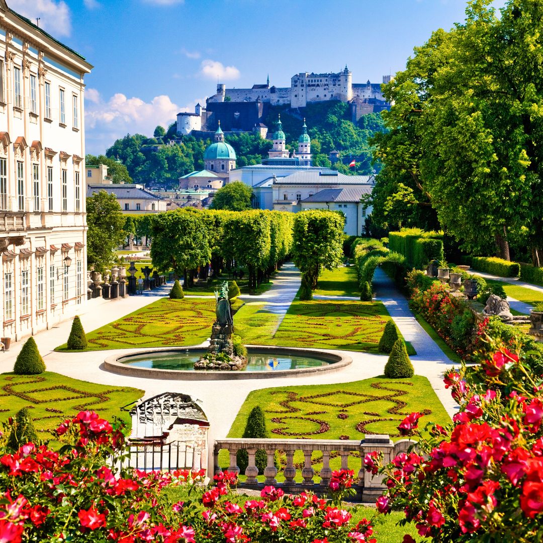 Jardines de Mirabell, Salzburgo, Austria