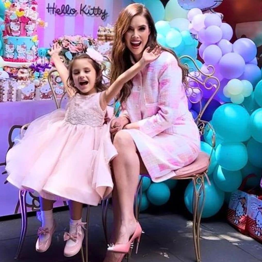 Marlene Favela celebra a su hija, Bella Seely, con una colorida fiesta al estilo Hello Kitty