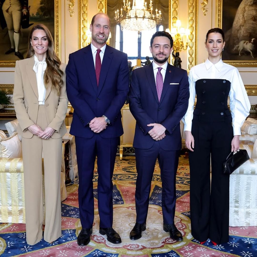 El estrecho vínculo entre los príncipes de Gales y los herederos de Jordania se consolida en Windsor