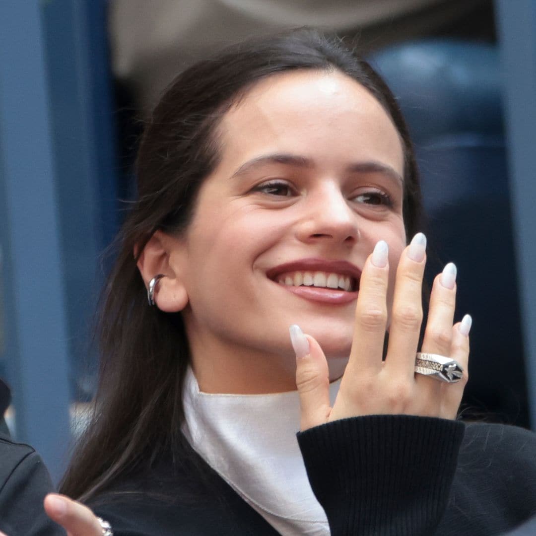 Rosalía lleva el estilo 'preppy' a las gradas del US Open