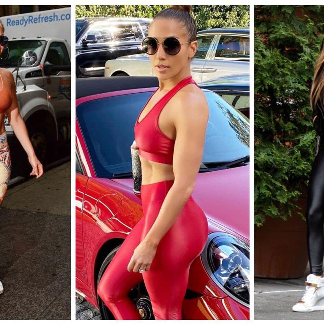 Jennifer Lopez: sus looks deportivos más estilosos