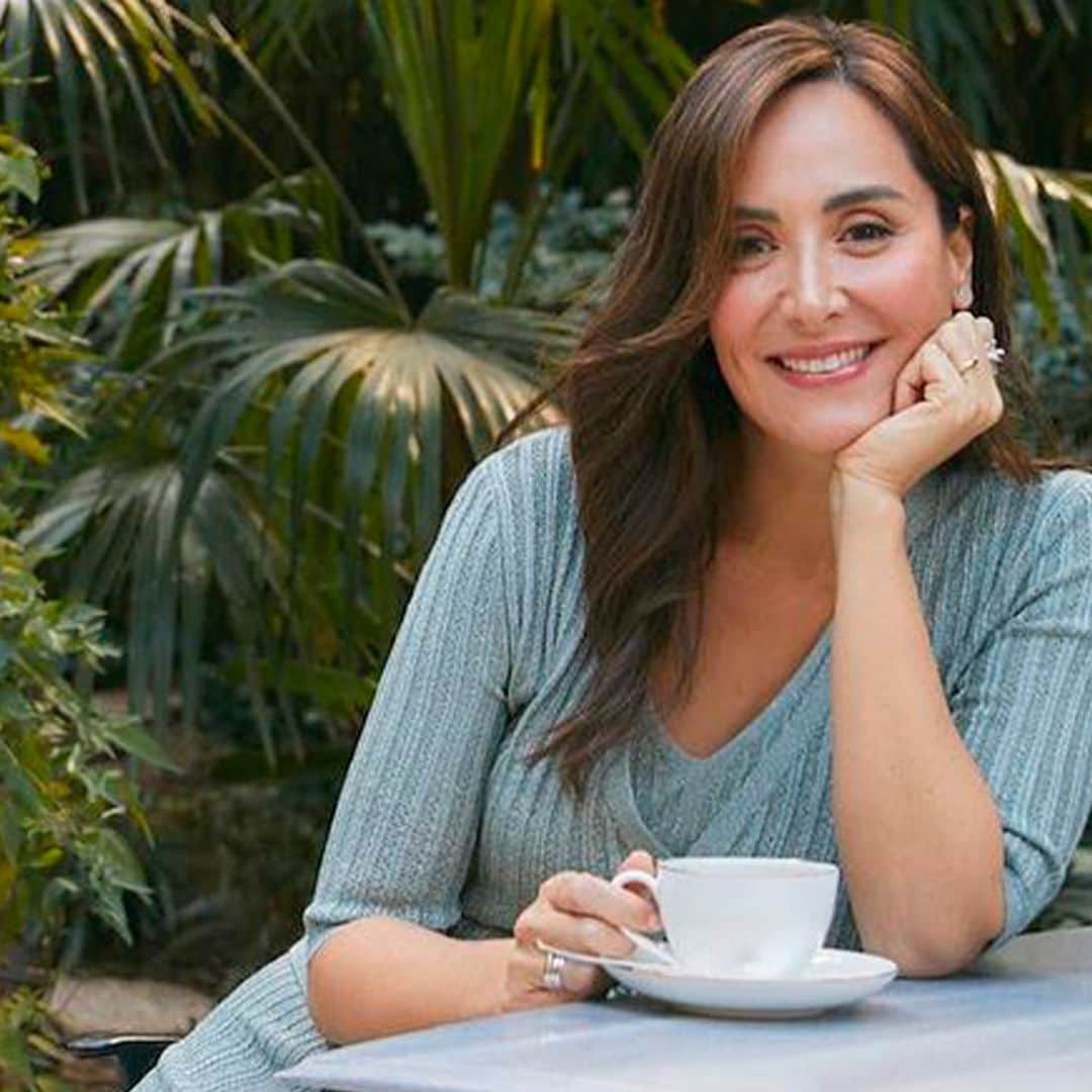 El vestido de punto de Tamara Falcó, el look de invitada a bautizo o comunión más cómodo y elegante