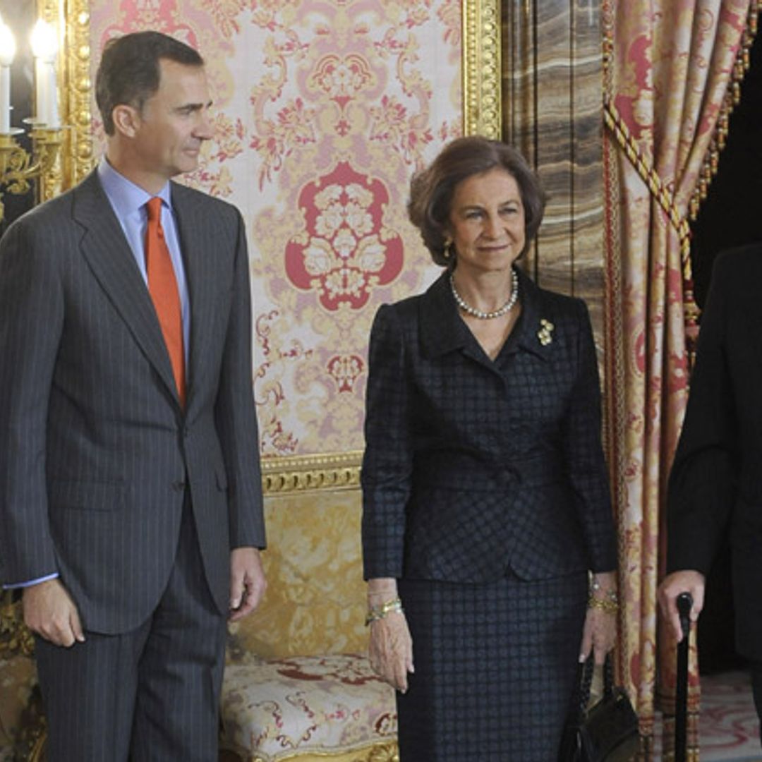 Los reyes Felipe y Letizia celebraron con los reyes Juan Carlos y Sofía el Día de Navidad en Zarzuela