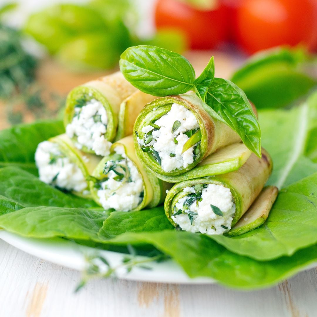 Rollitos de calabacín y ricotta: fáciles, sanos y deliciosos