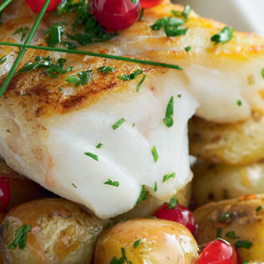 Bacalao braseado con patatas