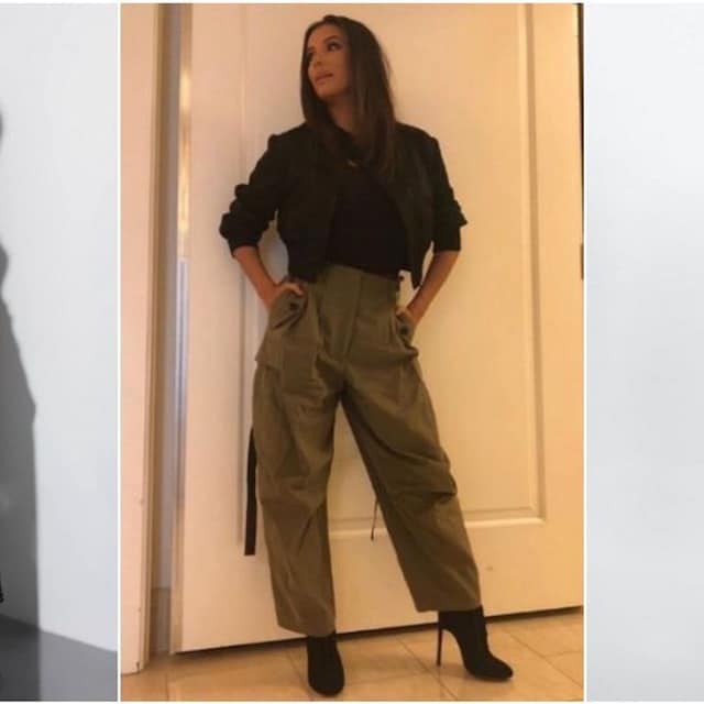 eva longoria akira zara wide leg pants1