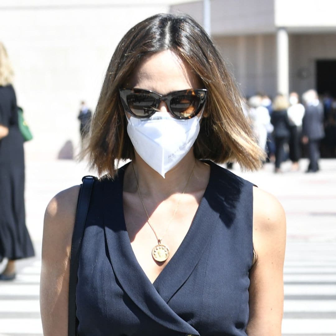 Tamara Falcó, al lado de su hermana en el último adiós a Jaime Carvajal Hoyos