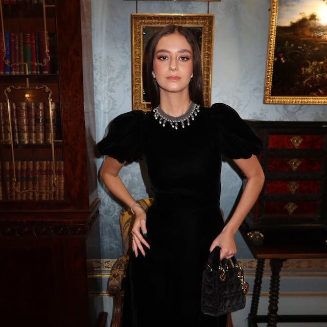 Victoria de Marichalar de Dior en el palacio de Liria