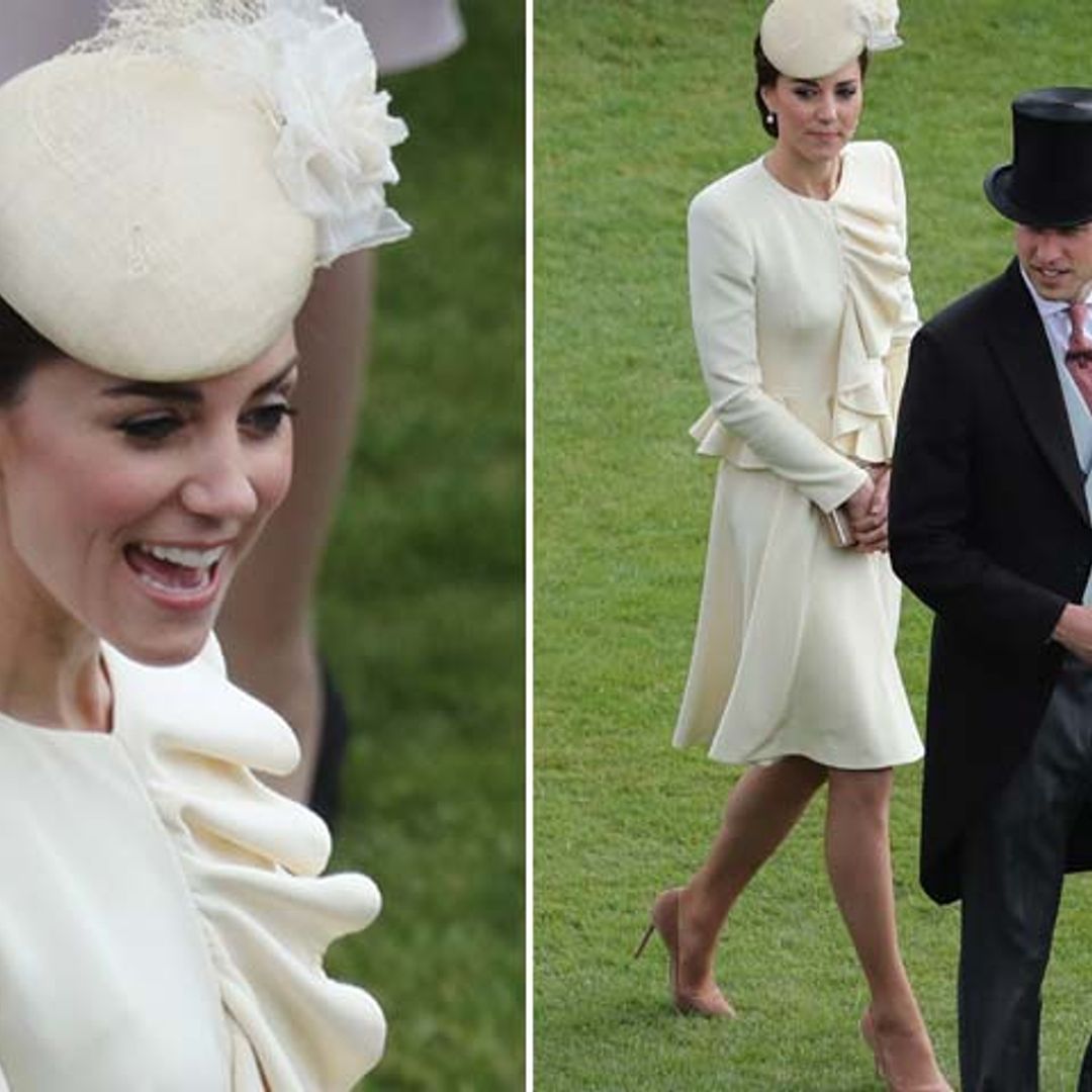 La Duquesa de Cambridge recicla uno de sus trajes icónicos para la emblemática fiesta del jardín del palacio de Buckingham