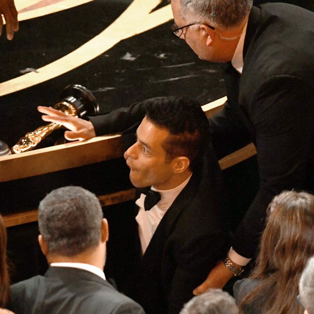 El ganador del Oscar Rami Malek, atendido por los servicios de emergencia tras sufrir una aparatosa caída