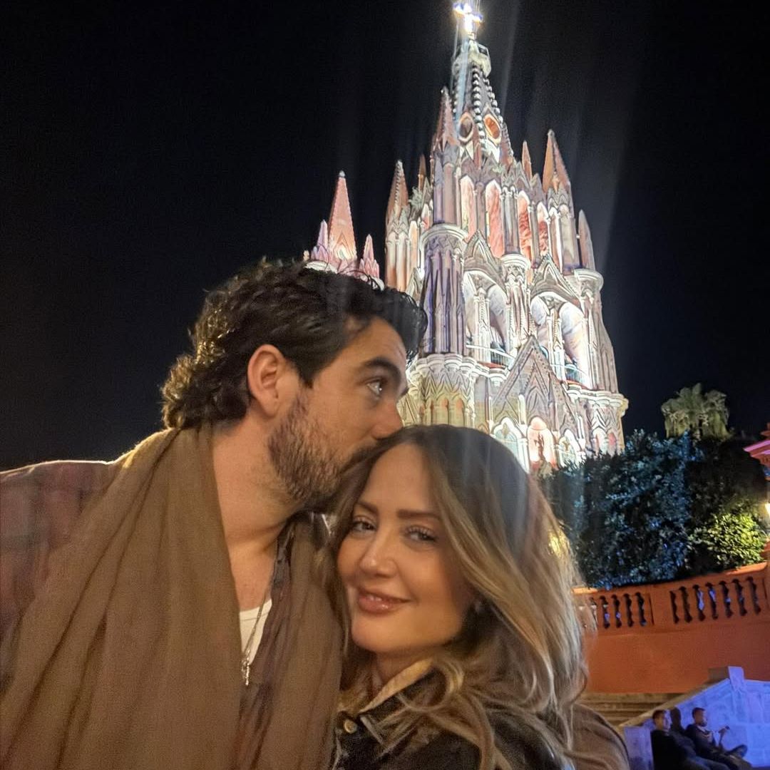 Andrea Legarreta y Luis Carlos Origel disfrutan de su primer viaje de pareja en San Miguel de Allende
