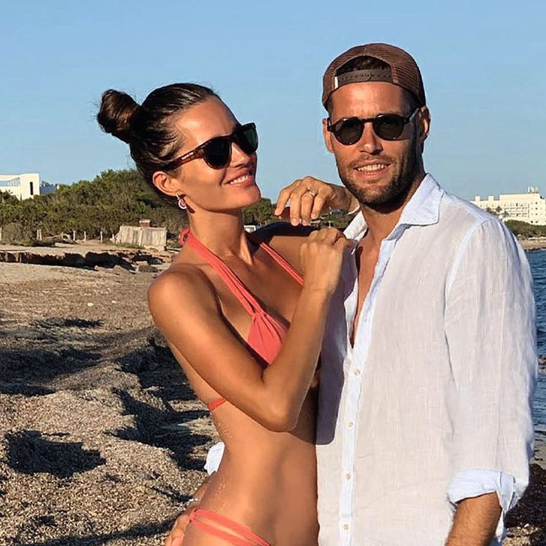 Malena Costa, en plena forma para celebrar cuatro años de casada con Mario Suárez