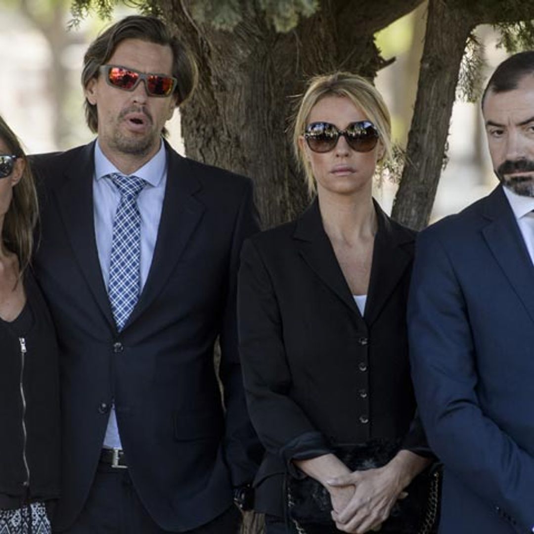 Familiares y amigos dan el último adiós a Leandro de Borbón