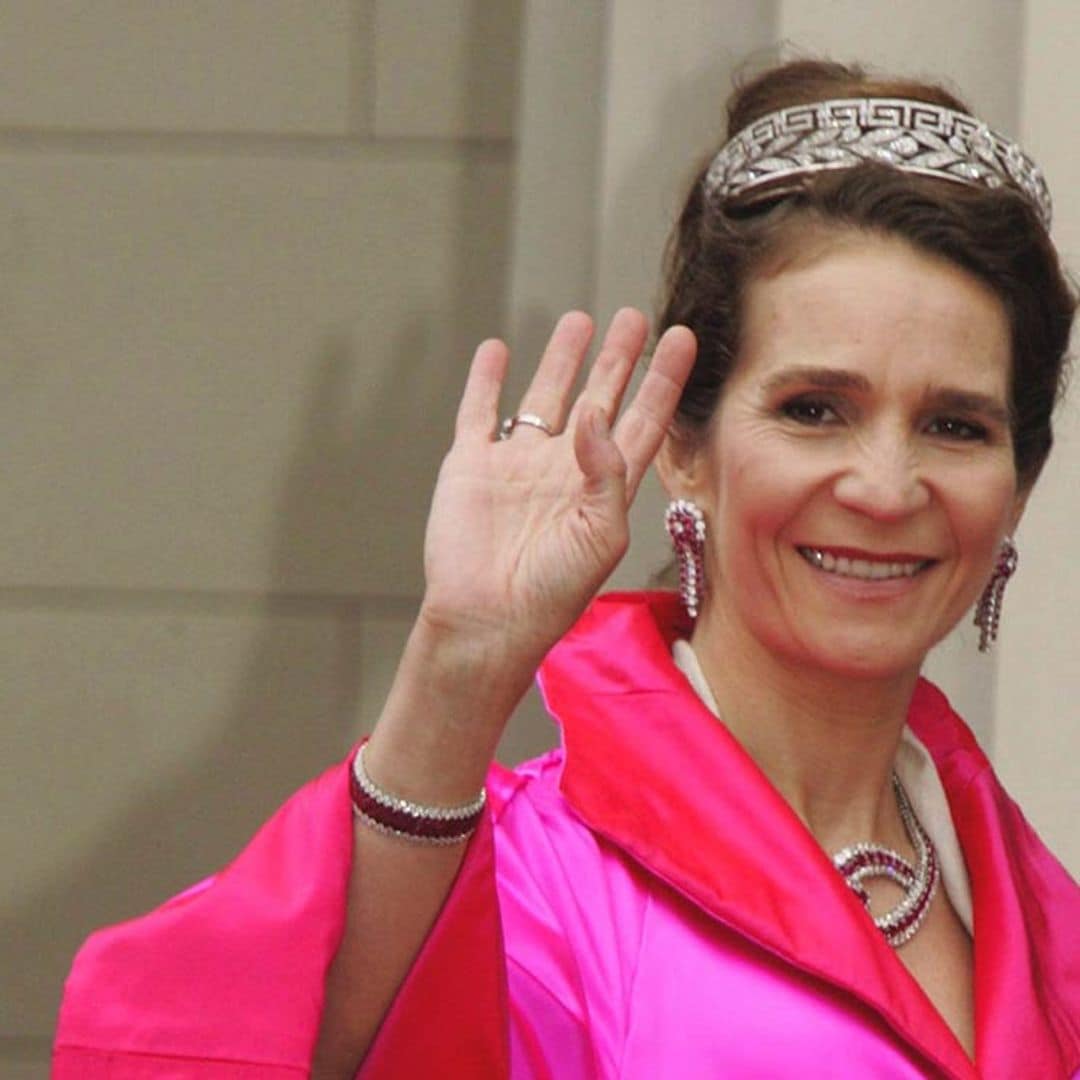 La infanta Elena y la tiara de los Marichalar