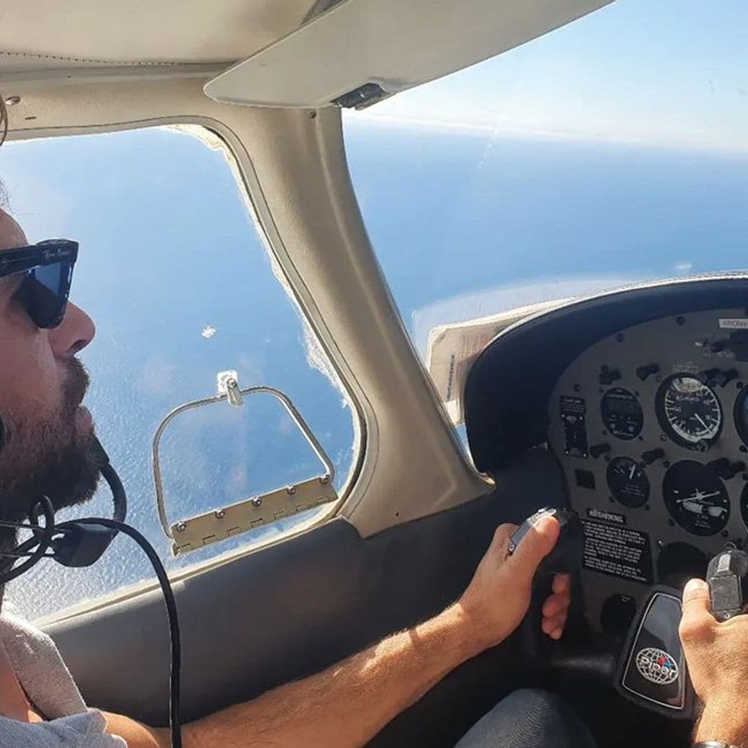 La reacción de Lucía Rivera al ver a su padre Cayetano pilotando un autogiro