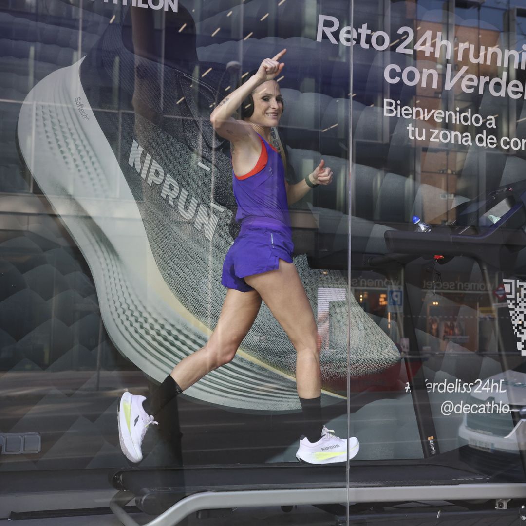 Verdeliss en pleno reto extremo corriendo durante 24 horas 