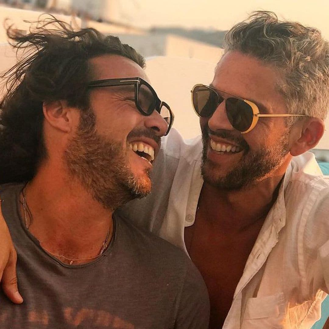 Rodner Figueroa y su pareja celebran un año más de amor