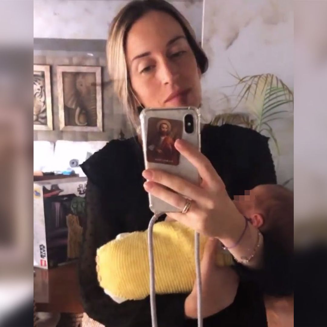 Marta Castro comparte las primeras imágenes con su bebé