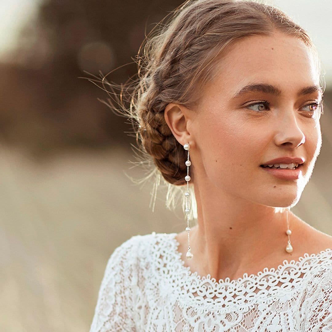 Pendientes de perlas para novias que no tienen miedo a la superstición