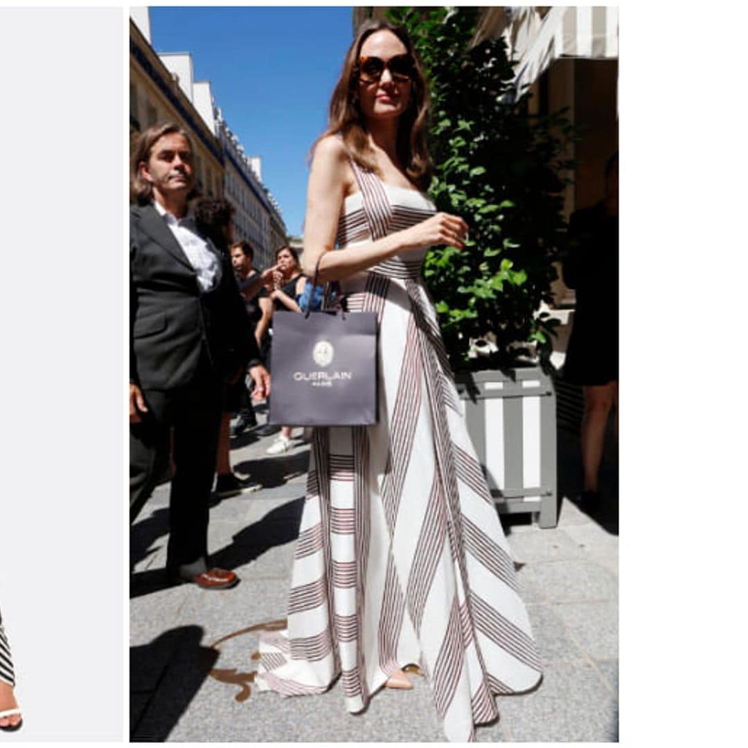 8 maxi vestidos 'black and white' a lo Angelina Jolie