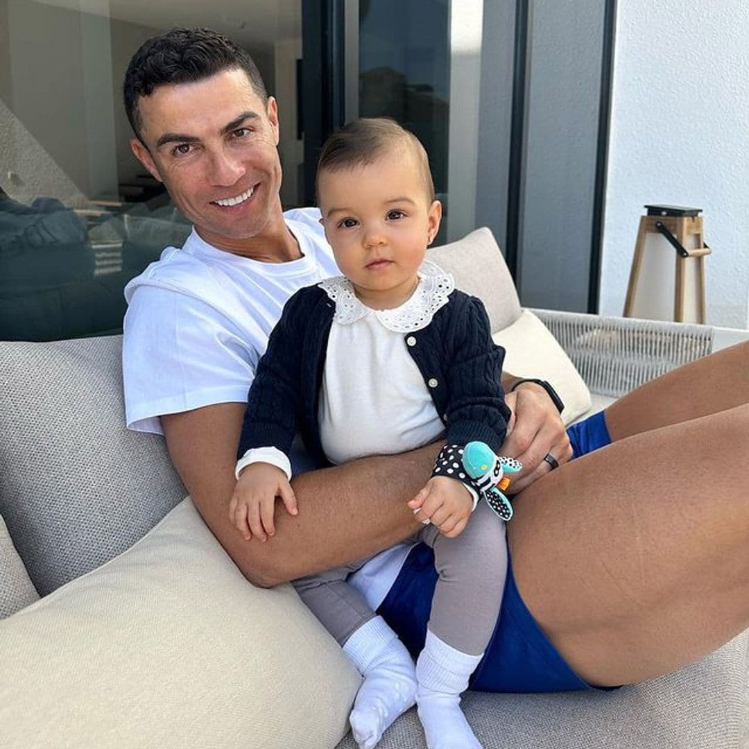 Georgina Rodríguez derrite corazones con una tierna foto de Cristiano Ronaldo y su hija, Bella Esmeralda