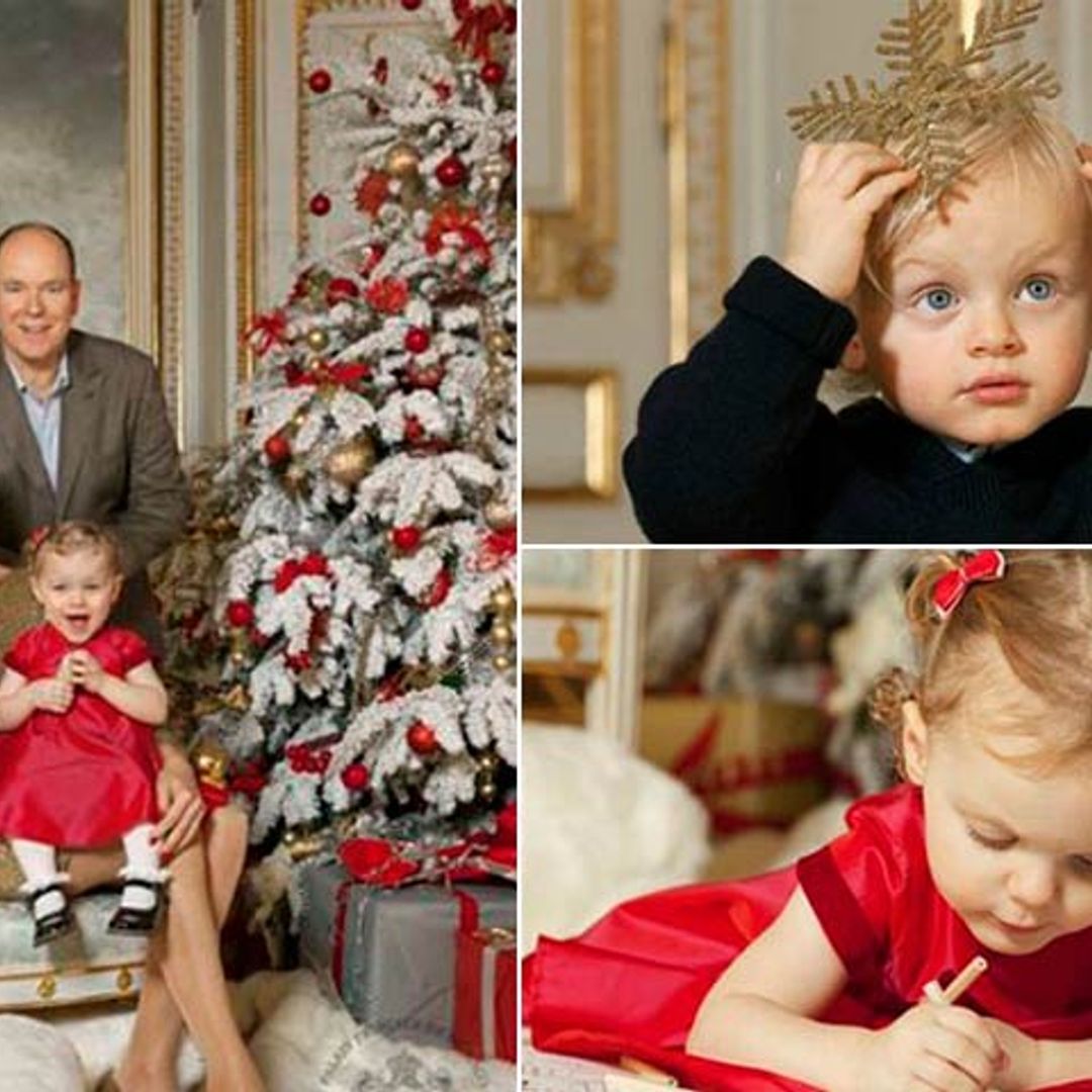 El 'detrás de escena’ del posado navideño de Mónaco protagonizado por los adorables príncipes Jacques y Gabrielle