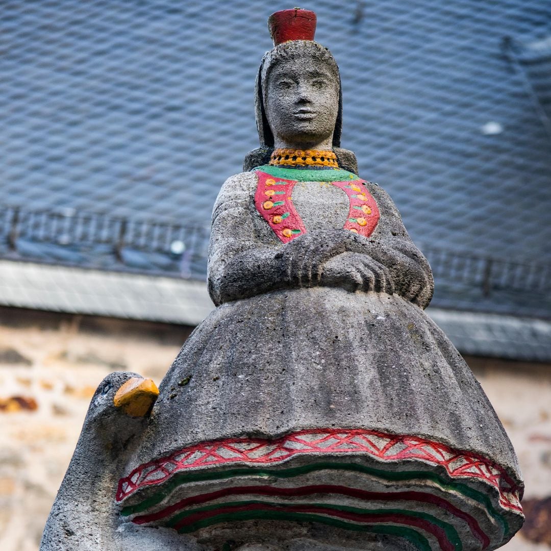 Fuente Schwalm, en la ciudad de Alsfeld, Hesse, Alemania