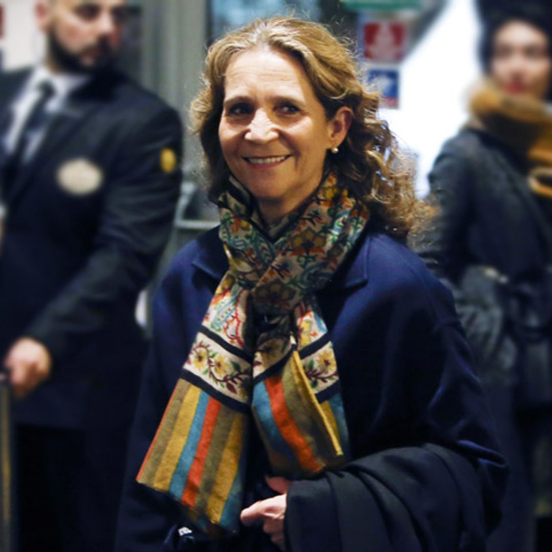 La respuesta de la infanta Elena al preguntarle sobre las imágenes de las dos Reinas