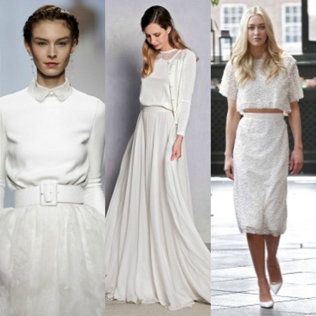 Novias en dos piezas, clara tendencia para 2016