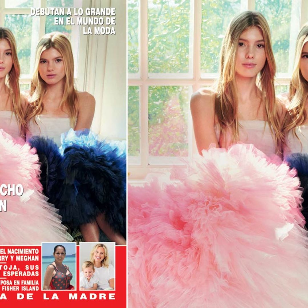 En ¡HOLA!: Victoria y Cristina, hijas de Julio Iglesias y Miranda, cumplen 18 años y comienzan una nueva vida