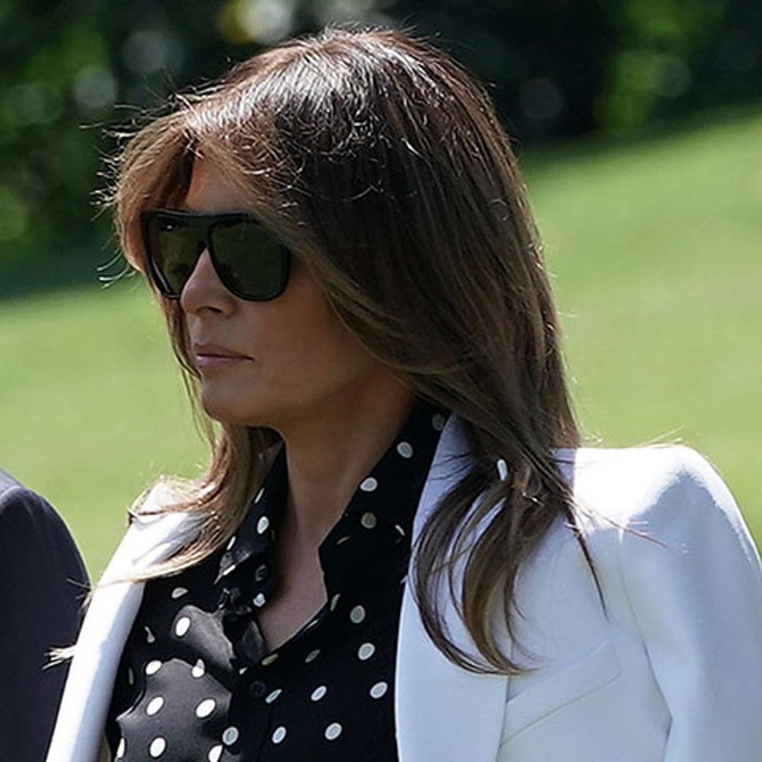 Por qué ha recurrido Melania Trump al estampado favorito de la reina Letizia