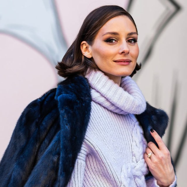 olivia palermo look abrigo pelo