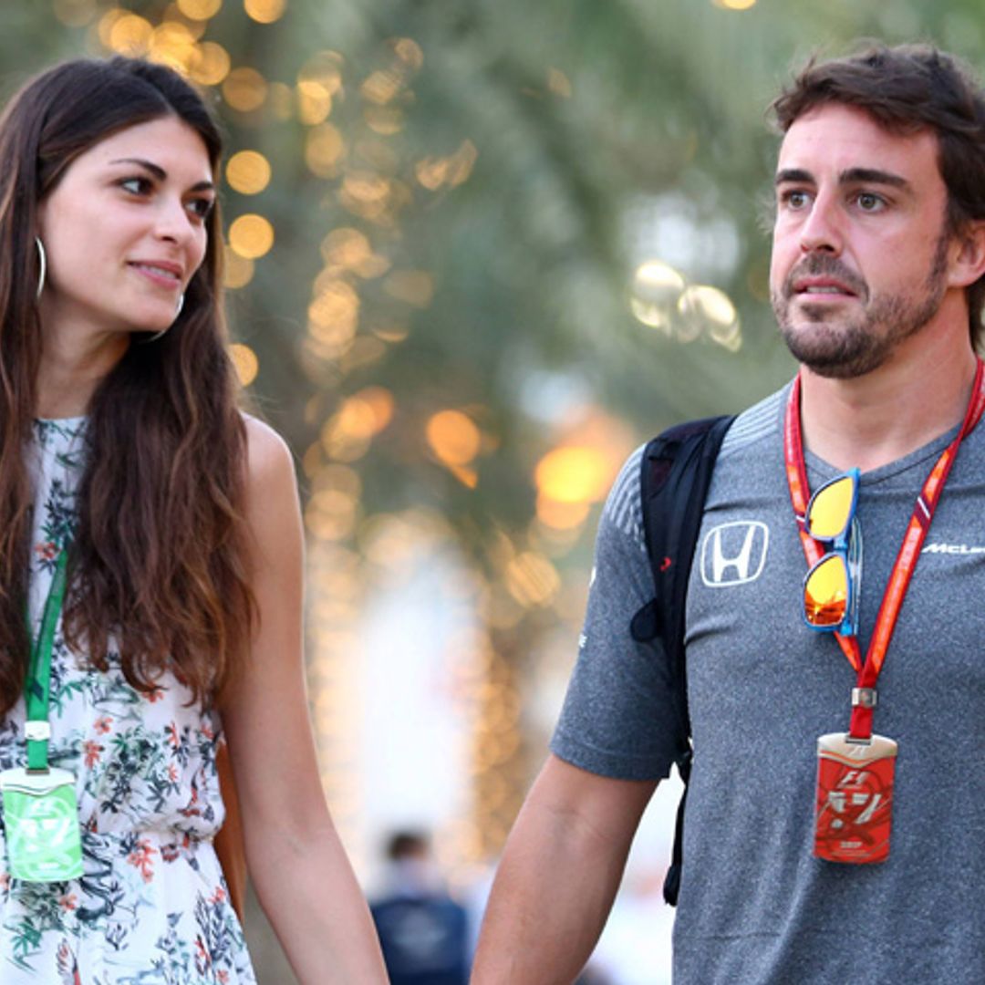¡Besos y más besos! Fernando Alonso se pone romántico con Linda Morselli